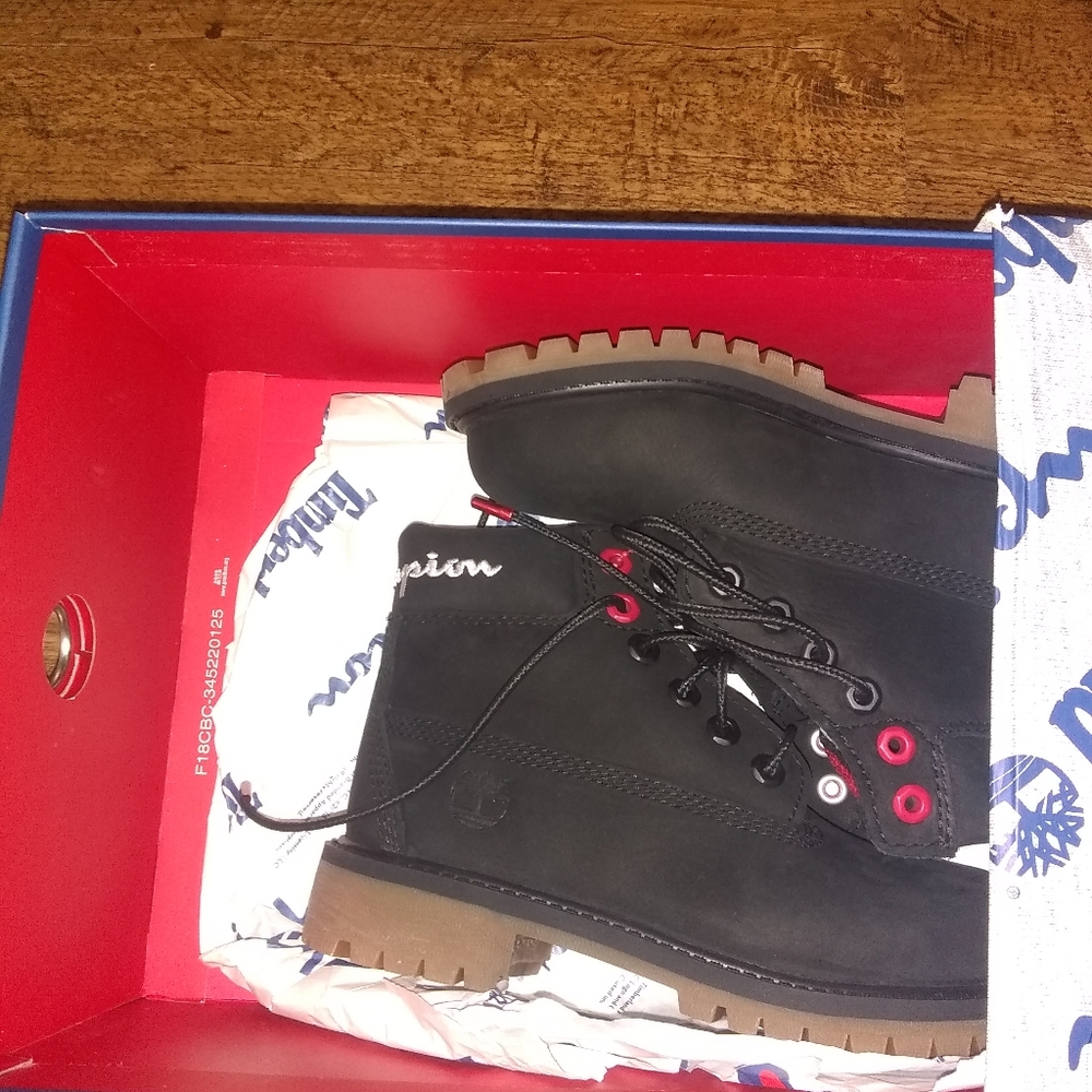 Timberland premium 6 inch water proof boot, black - Picture 7 of 8